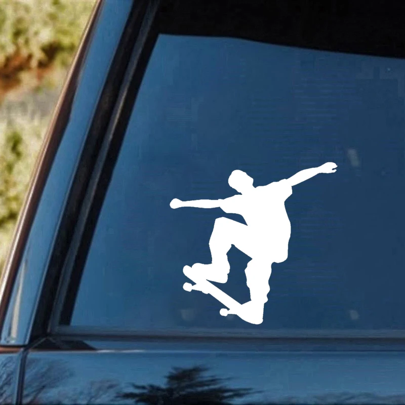 12 X 13 Cm Car Skate Hot Tag Window Car Door Vinyl Decal Kayak Art Painting Car Stickers Vinyl Decor Decals