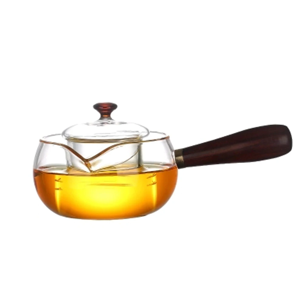 300 500ml Regimen Steaming kettle Heatable Borosilicate Glass Teapot with Handle Herbal Flower