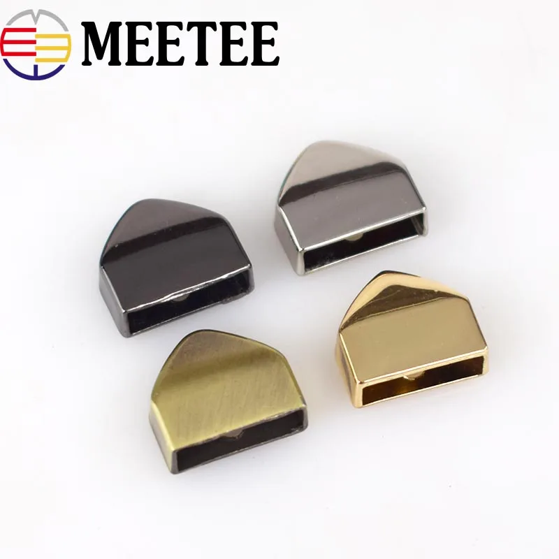 10/20pcs 16mm Metal Zipper Decoration End Clips Stopper Screws Handbag Straps Tail Clasp Cord Lock DIY Hardware Accessories