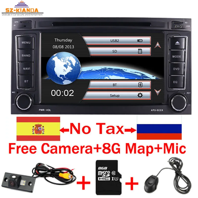 Автомобильный dvd-плеер для Volkswagen VW TOUAREG 2002 2003 2004 2005 2007 2010 с 3g wifi USB хост DVD gps Навигатор Радио BT+ карта