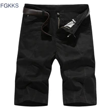 FGKKS бренд для мужчин брюки карго шорты для женщин Лето г. мужской сплошной цвет короткие дышащие бермуды(без пояса