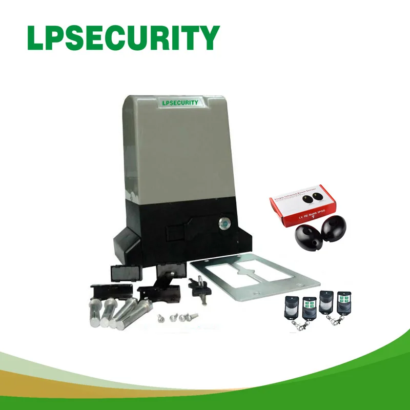 Lpsafety Автоматический раздвижной штопор для ворот двигатель до 800 кг (фотоэлементы