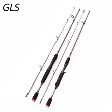 2018 New 1.8m 2 Segments fishing rod M Power line wt.6-15lb lure wt.1/8-3/4oz Carbon Spinning Casting Lure Fishing Rod