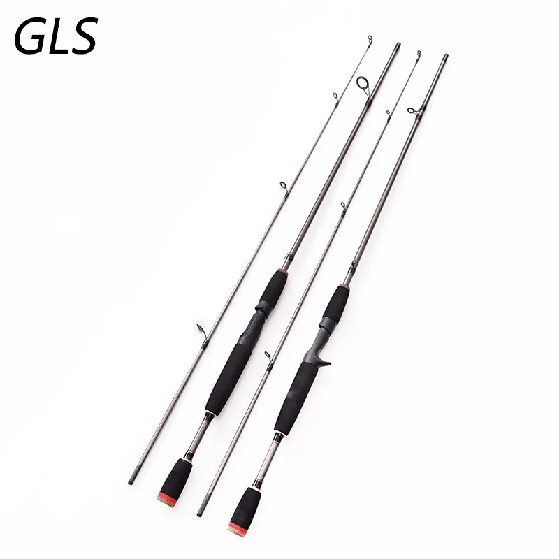 2019 جديد 1.8 m 2 قطاعات الصيد قضيب M الطاقة خط wt.6-15lb إغراء wt.1/8-3 /4 oz الكربون الغزل الصب إغراء الصيد قضيب