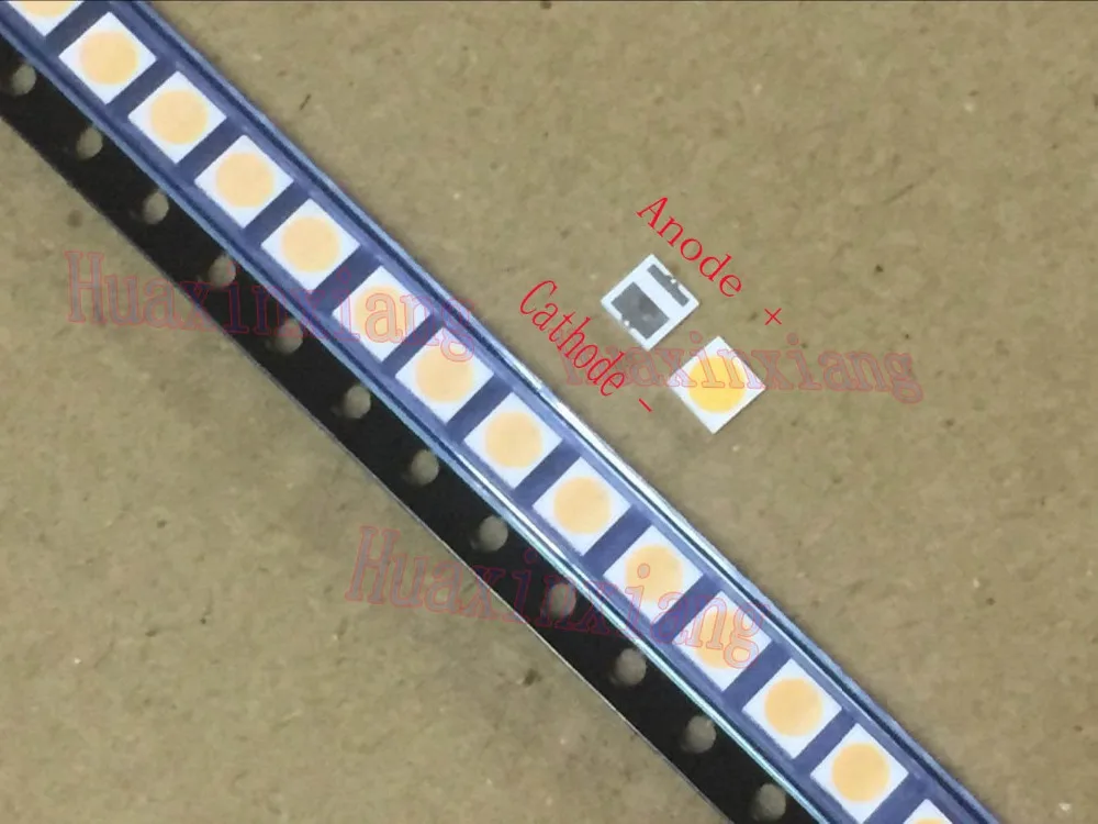 100 шт./лот SMD СВЕТОДИОДНЫЙ 3030 6V 1,4 W 200mA холодный белый NF2W757AR для ТВ Подсветка Применение