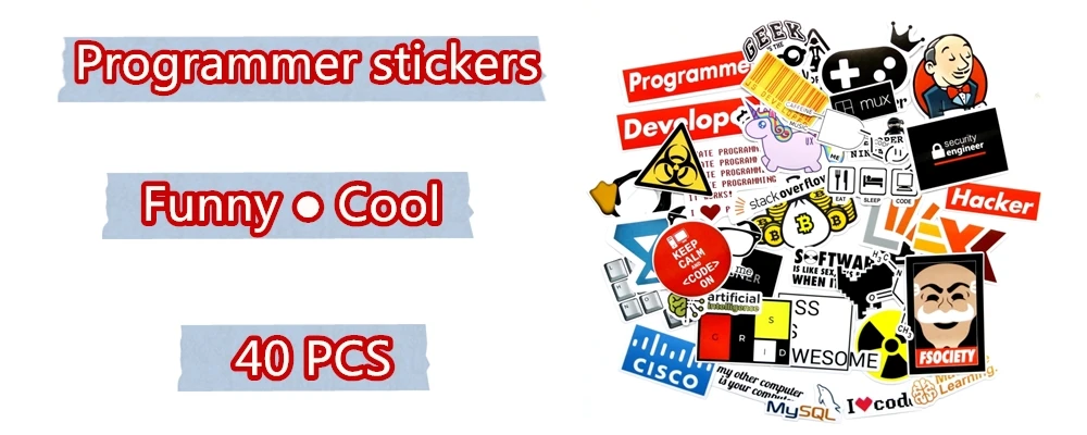 Интернет Java JS Html облако Docker Bitcoin Программирование язык Логотип Прохладный наклейки для ноутбука автомобиля DIY наклейки