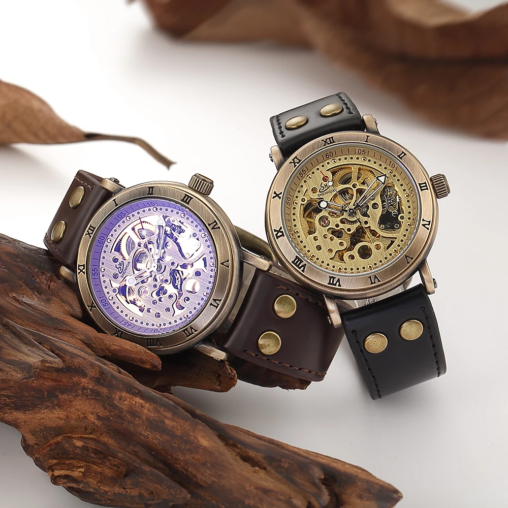 Skeleton Steampunk Wristwatch