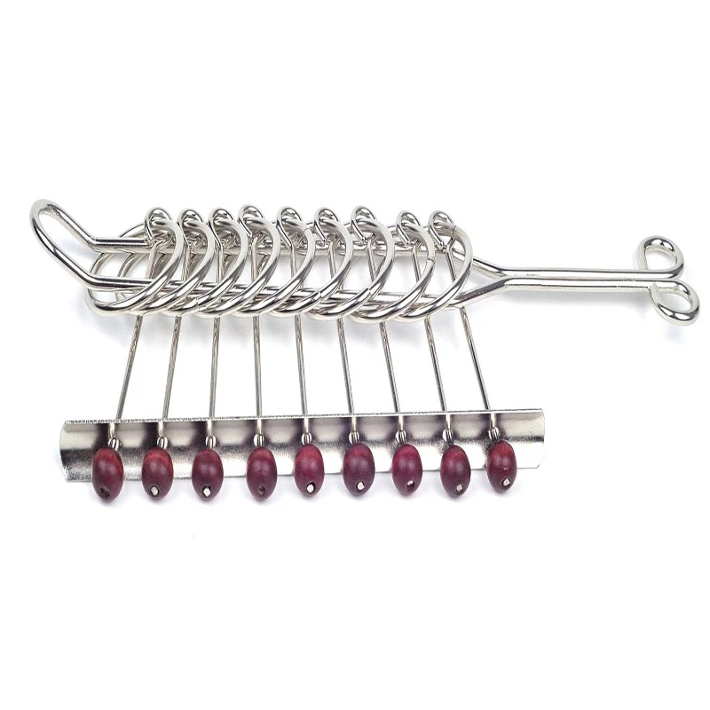 Traditional Chinese 9 Linked Rings Brain Teaser Classical Metal Puzzle