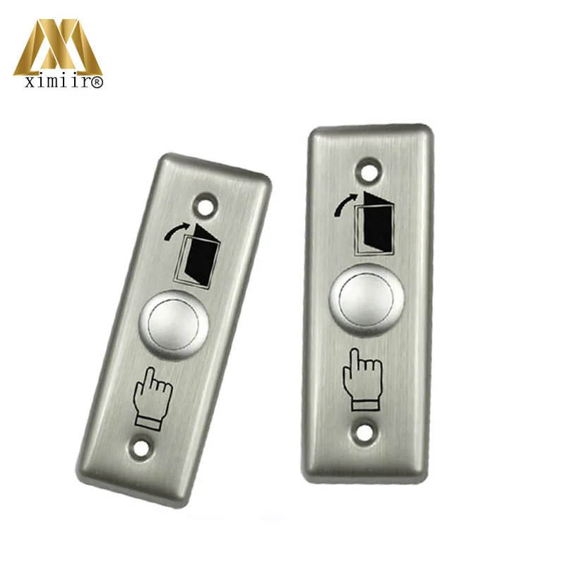 

115*40*25(mm) size stainless steel push release switch metal exit switch button for door access control system E12 exit button