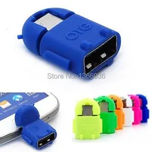 OTG Micro USB 9pin кабель Android robot подвесной держатель для samsung i9300 S4 i9500 S5 i9600 Note 3 Neo для htc один телефон