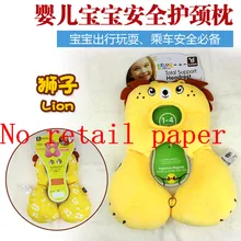 31 см детская плюшевая подушка для шеи животное позиционер мягкая правильная стереоскопическая сторона анти Подушка Vigny цыпленок Лев младенец