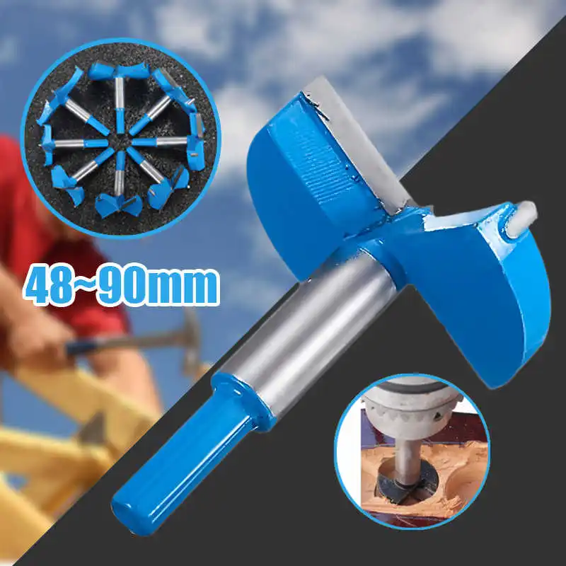  Drill Bits Cemented Carbide Forstner Boring Woodworking Hole Saw Cutter