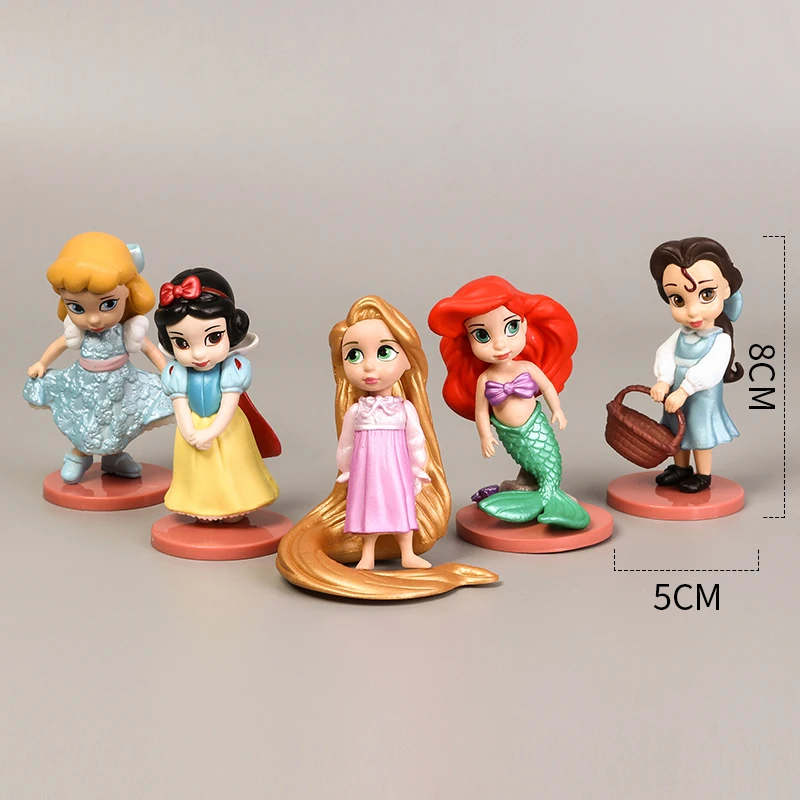 Фигурки Принцессы Disney 11 шт./лот Q Posket игрушки Холодное сердце Эльза Анна Мулан