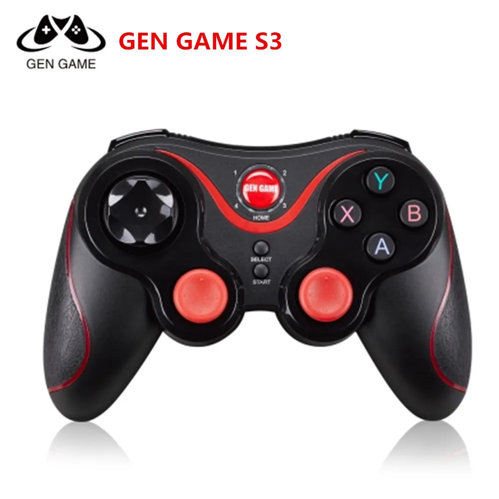 

Gen Game S3 Wireless Bluetooth Gamepad Bluetooth Joystick Gaming Controller for Android Smartphone Projector PC
