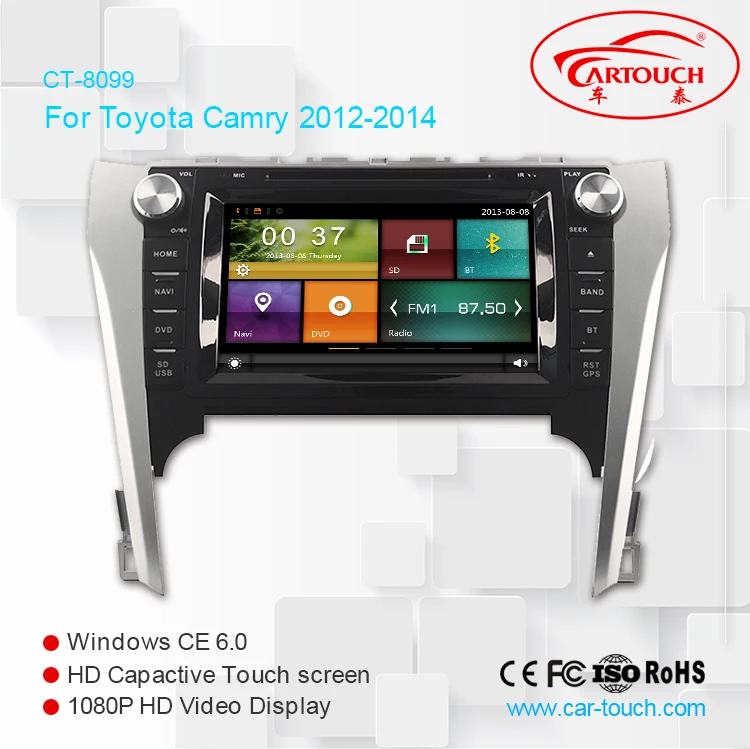 Clearance Cartouch(R) 8 inch HD Touch Screen Car DVD Player GPS Navigation Stereo Radio for Toyota Camry 2012/2013/2014 0 Clearance Cartouch(R) 8 inch HD Touch Screen Car DVD Player GPS Navigation Stereo Radio for Toyota Camry 2012/2013/2014 0