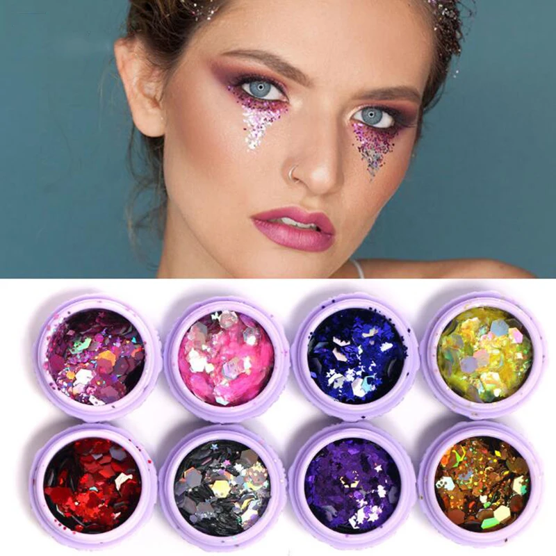 

Glitter Loose Powder Makeup Brighten Pigment Metallic Shimmer Eye Cosmetic