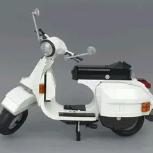 Новинка года xb03002 техника серии Vespa P200 модель Moto Набор строительных блоков классический автомобиль-Стайлинг Игрушечные лошадки для детей