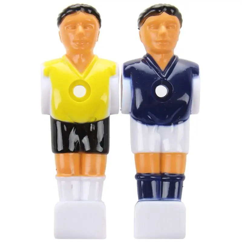 TOP!-22pcs Foosball Man Table Guys Man Soccer Player Part Yellow+Royal Blue with Ball TOP!-22pcs Foosball Man Table Guys Man Soccer Player Part Yellow+Royal Blue with Ball