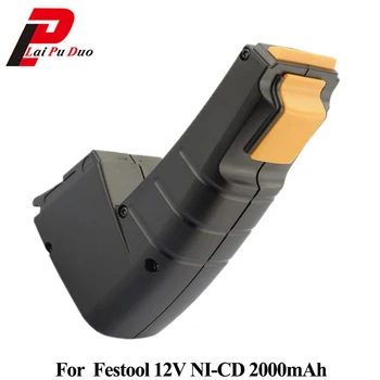 

Replacement Power Tool Battery 2000mAh 12V Ni-CD for FESTOOL: 487701,BPH12C,488438,FS1224,489728,C12DUO,489974