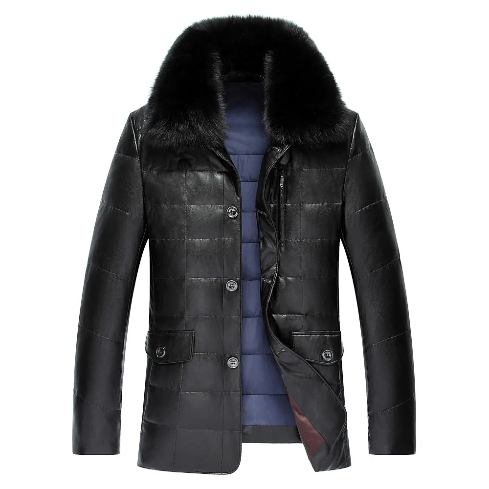 Aliexpress.com : Buy Fox fur collar Men's down coat new