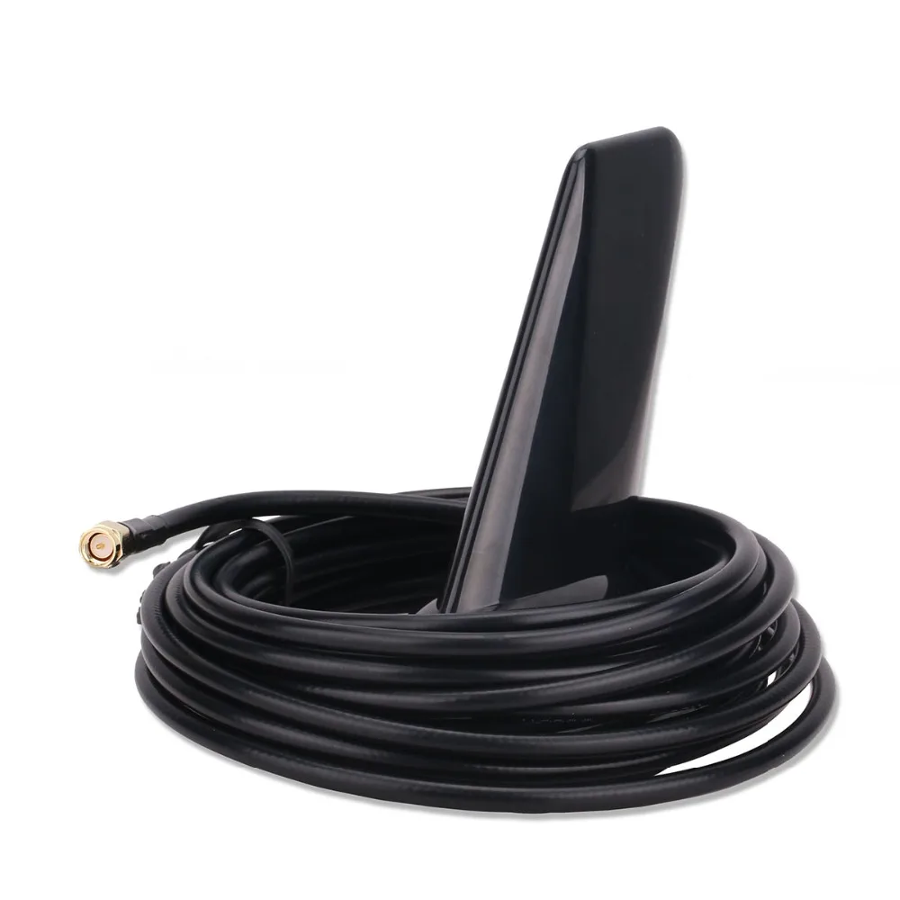 ABBREE SMA Male дизайн Акулий плавник VHF UHF 136 174/400 470 МГц двухдиапазонная антенна для