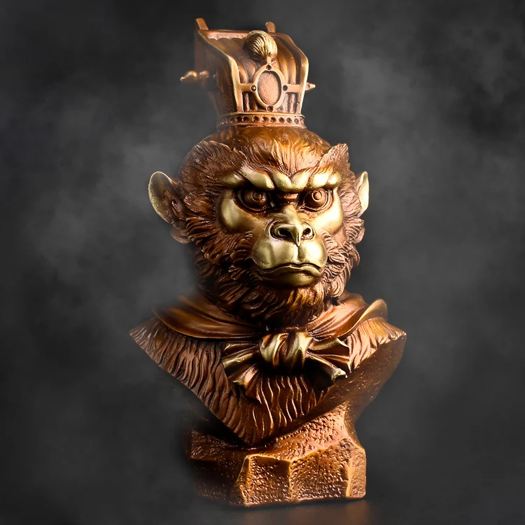 24CM L home Business TOP COOL decorative ART The God of victory Talisman Hand engraving CHINA Sun Wukong BRASS sculpture Statue | Дом и сад