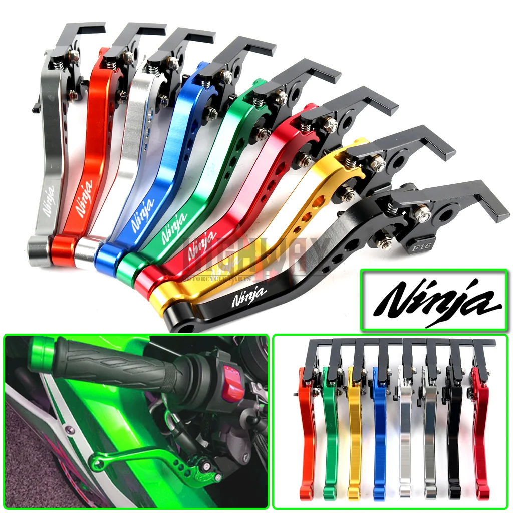 CNC Короткие тормозные рычаги сцепления для KAWASAKI NINJA 250R 300 ZX6R ZX10R Z1000/SX мотоцикл
