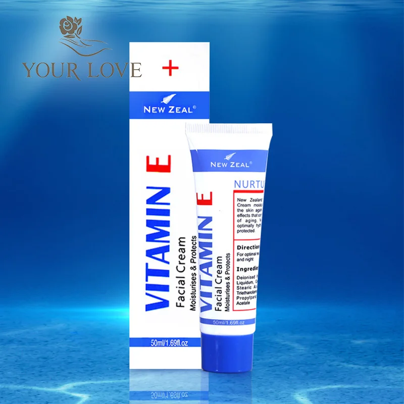 NewZealand Vitamin E Facial Rich Moisturizing Day Face Cream for Dry
