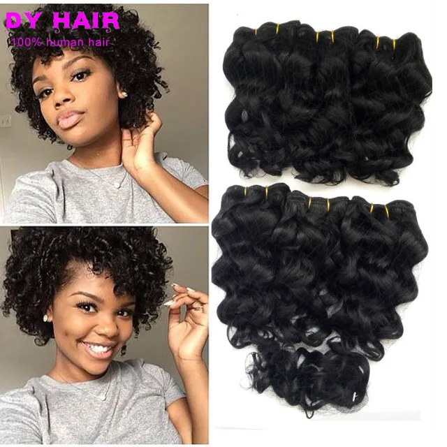 Peruvian deep wave 6 bundles with closure Natural Black ...