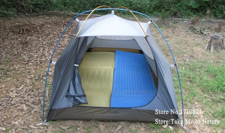 AXEMAN 1-2 Человека Использовать двухслойные алюминиевые палки 20D двухсторонняя Кремниевая покрытая палатка для кемпинга Barraca Carpas De Camping