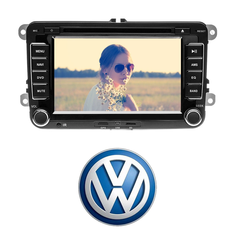 Camecho 2 Din автомагнитола DVD Авторадио gps 7 ''Мультимедиа Стерео для VW/Volkswagen/Golf/Polo/Tiguan/Passat/b7/SEAT/leon/Skoda