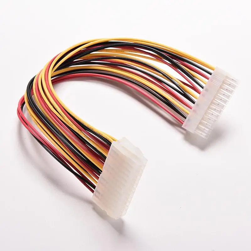 200mm/8inch Homyl ATX Power Extension Cable 24-pin M/F PC CPU Mainboard Motherboard Power Supply Cable