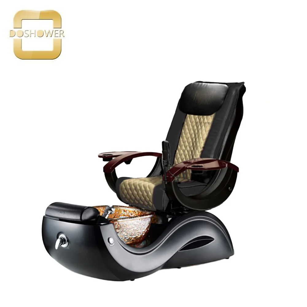 

Doshower salon equipment and furniture of salon styling stations with beauty pedicure chair