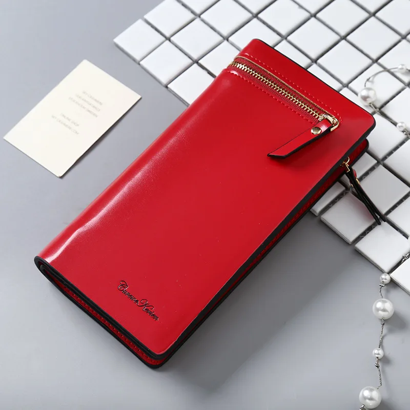 

2018new Wallet Female Long Section Fashion Large Capacity Multi-Function Wallet Women'S Folding Wallet Ladies Wallet Coin Holder