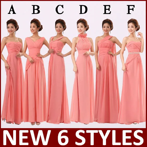 watermelon bridesmaid dresses