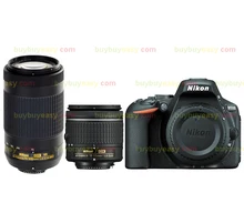 Nikon D5500 DSLR Camera Body & AF-P 18-55mm VR and Nikkor AF-P DX 70-300mm F/4.5-6.3G ED VR Lens