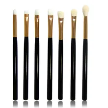 Natural Hair Eye Makeup Brushes Set Eyeshadow Brush Set 7 Pcs Make Up Brushes Soft Wool Fiber Make Up Brushes Without Skin Hurt
