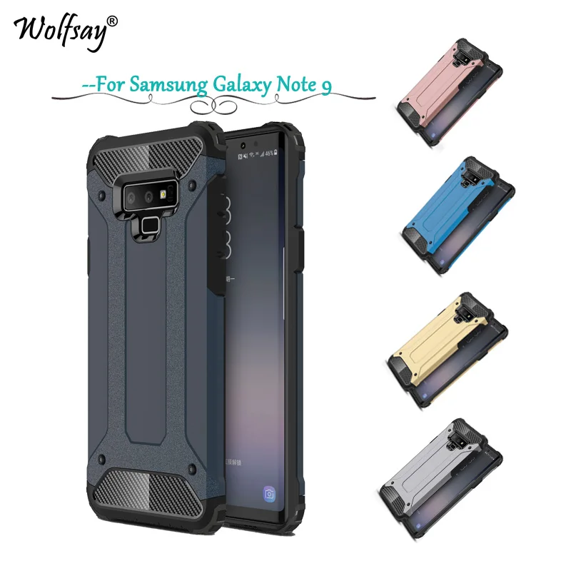 

For Samsung Galaxy Note 9 Case Shockproof Armor Rubber PC Phone Case For Samsung Galaxy Note 9 Cover Funda Shell