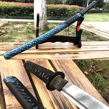 

Japanese handmade Wakizashi katana Full Tang Spring Steel High Toughness Blade Sharp For Cutting samurai sword Collection