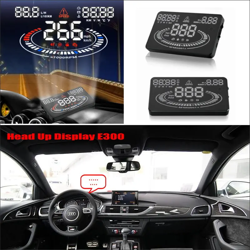 

Car Information Projector Screen For Audi A6 / S6 / A7 / S7 2011~2015 - Saft Driving Refkecting Windshield HUD Head Up Display