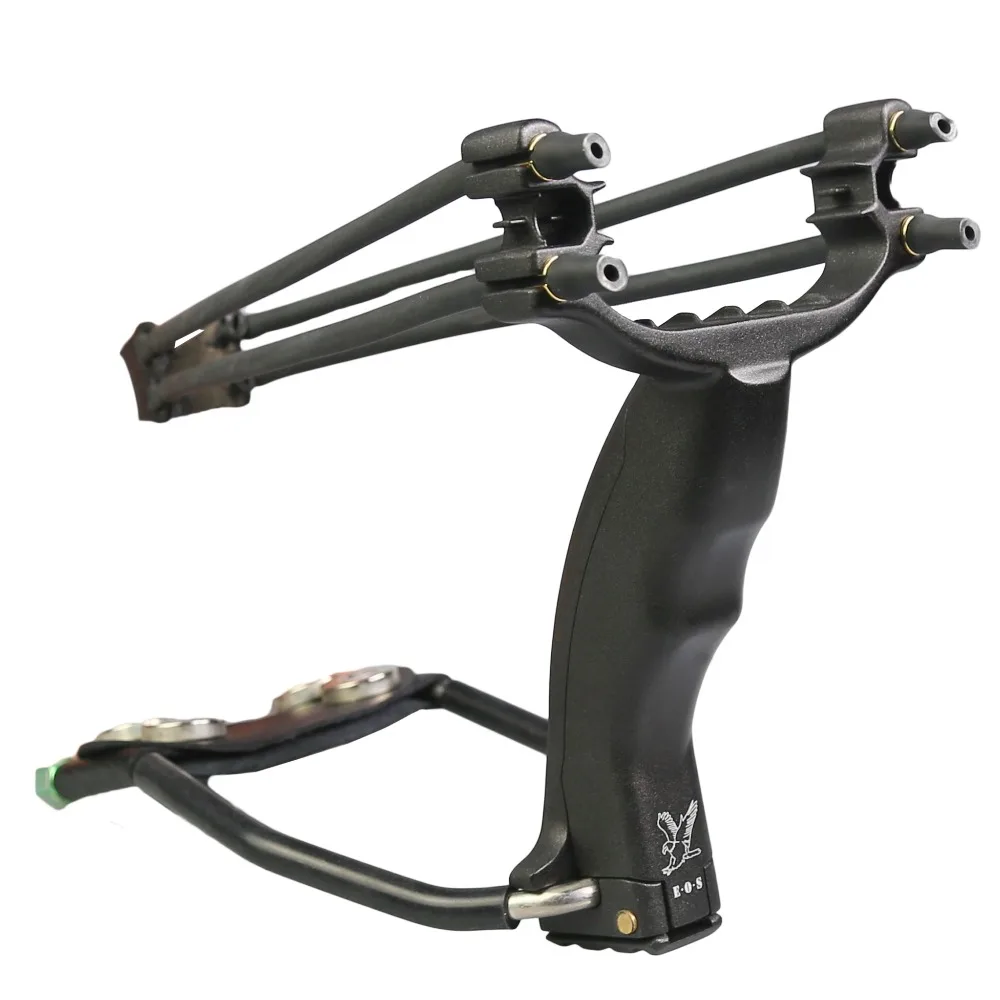 

New EOS G8 Slingshot Catapult Hunting Professional Outdoor Sports Sling Shot Magnesuim-aluminium Alloy With Wrist Rest