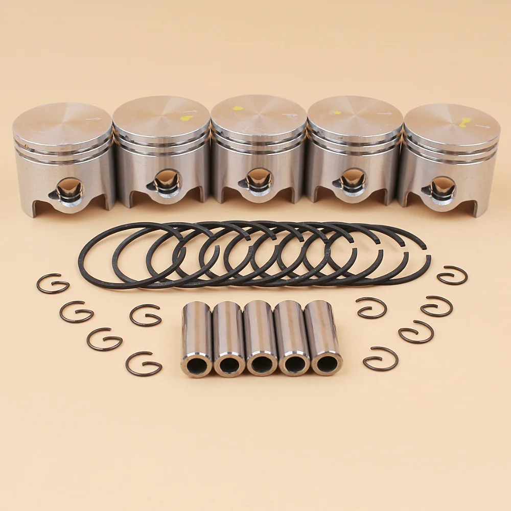 

5Pcs/lot 38mm Piston Rings Kit For STIHL FS120 FS200 FS250 BT120 BT121 HT250 SP200 Trimmer Engine Parts 41307901316