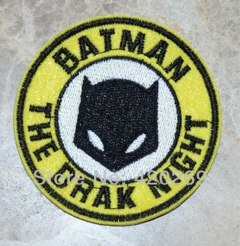 

Lovely BATMAN Iron On Patches,The Dark Night,Made of Cloth Guaranteed 100% Quality Appliques