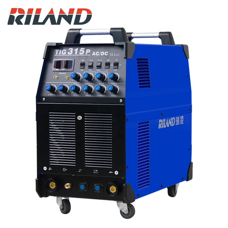

RILAND TIG315P AC/DC Square Wave Pulse Argon Arc Welding Iron Copper Stainless Steel Aluminum TIG Welding Machine 380V