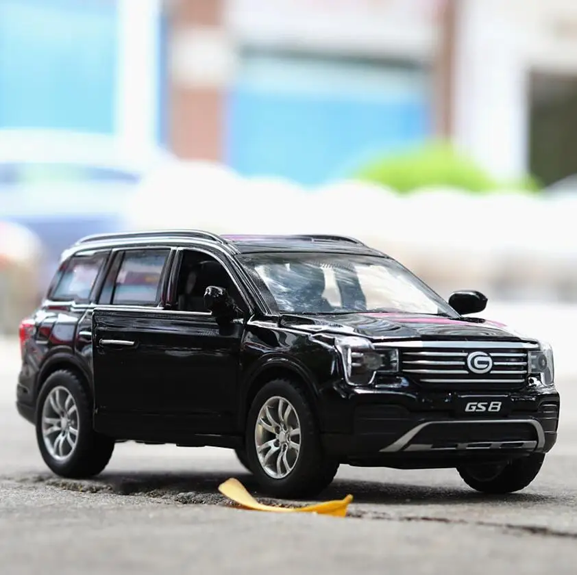 1:32 Diecasts & Toy транспортные средства Trumpchi GS8 модель автомобиля со звуком и