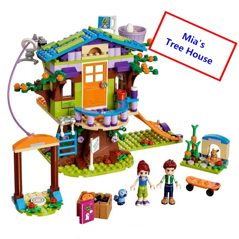 

Friends Mia's Tree House Building Blocks DIY Educational Bricks Girl Friends Best Gift Toys For Kids Compatible With Lego 41335
