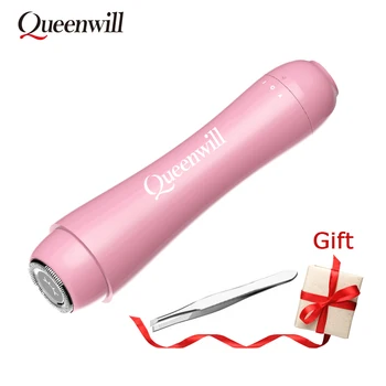

Portable Electric Epilator Female mini Electric Epilator Electric Face Shaver Eyebrow Tweezer Painless Portable Hair Removal