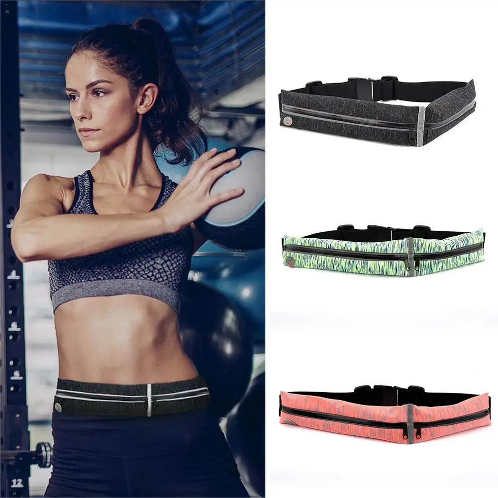 

Waist Bag Outdoor Sports Pockets Invisible Mobile Phone Pockets Fitness Elastic Running Belts