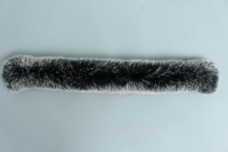 natural real raccoon fur hoody trim collar (10)