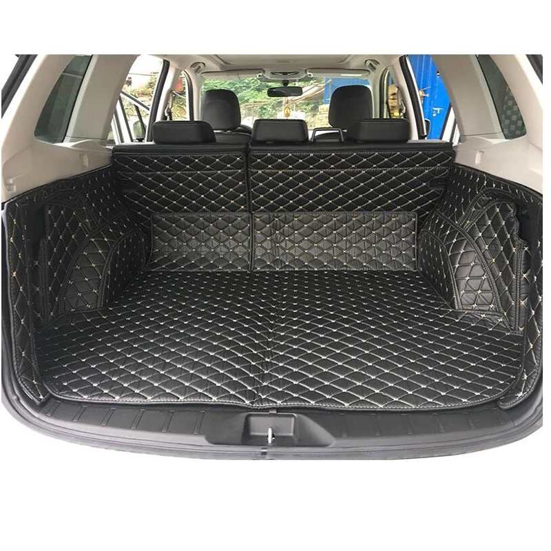 

lsrtw2017 fiber leather car trunk mat for for subaru forester 2013 2014 2015 2016 2017 2018 2019 2020
